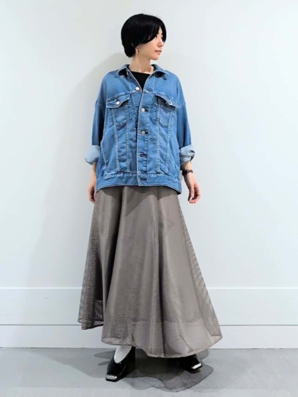 ミズタさんの「UNTITLED｜【Healthy DENIM】別注Bran／デニムジャケット」を使ったコーディネート