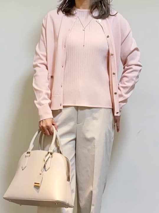 tomoさんの「UNTITLED｜◆【アンサンブル可/洗える】ワイドリブニット」を使ったコーディネート