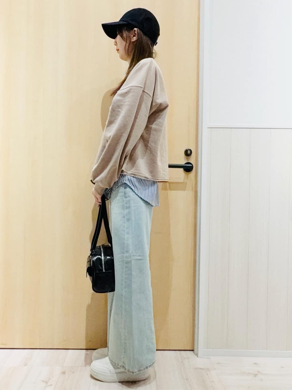 Naさんの「SHOO･LA･RUE｜フラップポケット横長ボストンバッグ」を使ったコーディネート