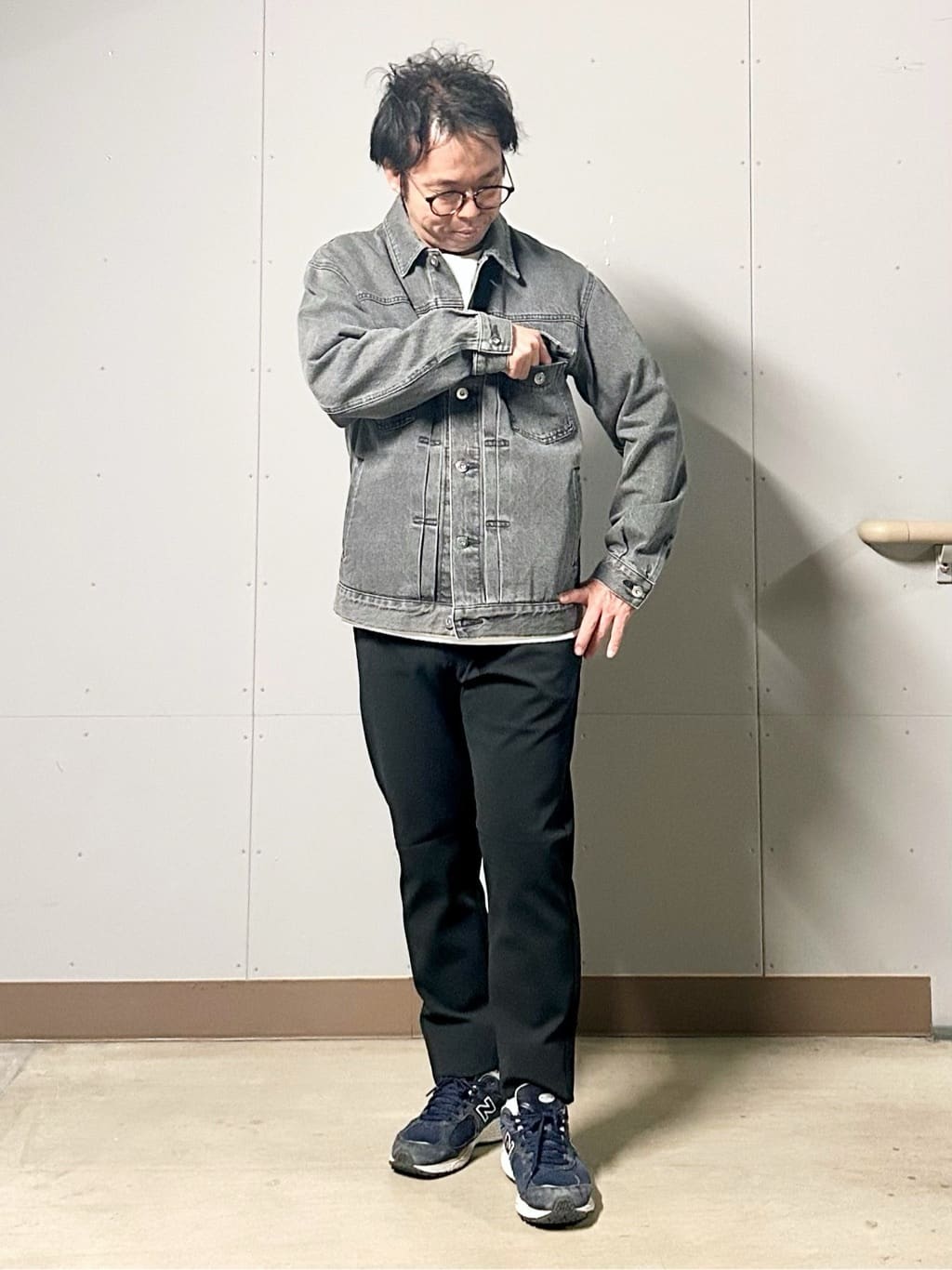KENJI Iさんの「THE SHOP TK｜【大人にも取り入れやすい】デニムジャケット セットアップ可/洗濯機OK」を使ったコーディネート
