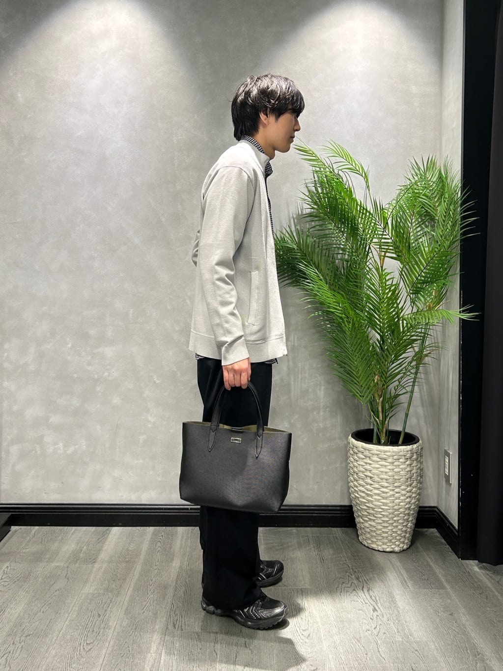 ruiさんの「TAKEO KIKUCHI｜ジップアップ 鹿の子 ニット」を使ったコーディネート