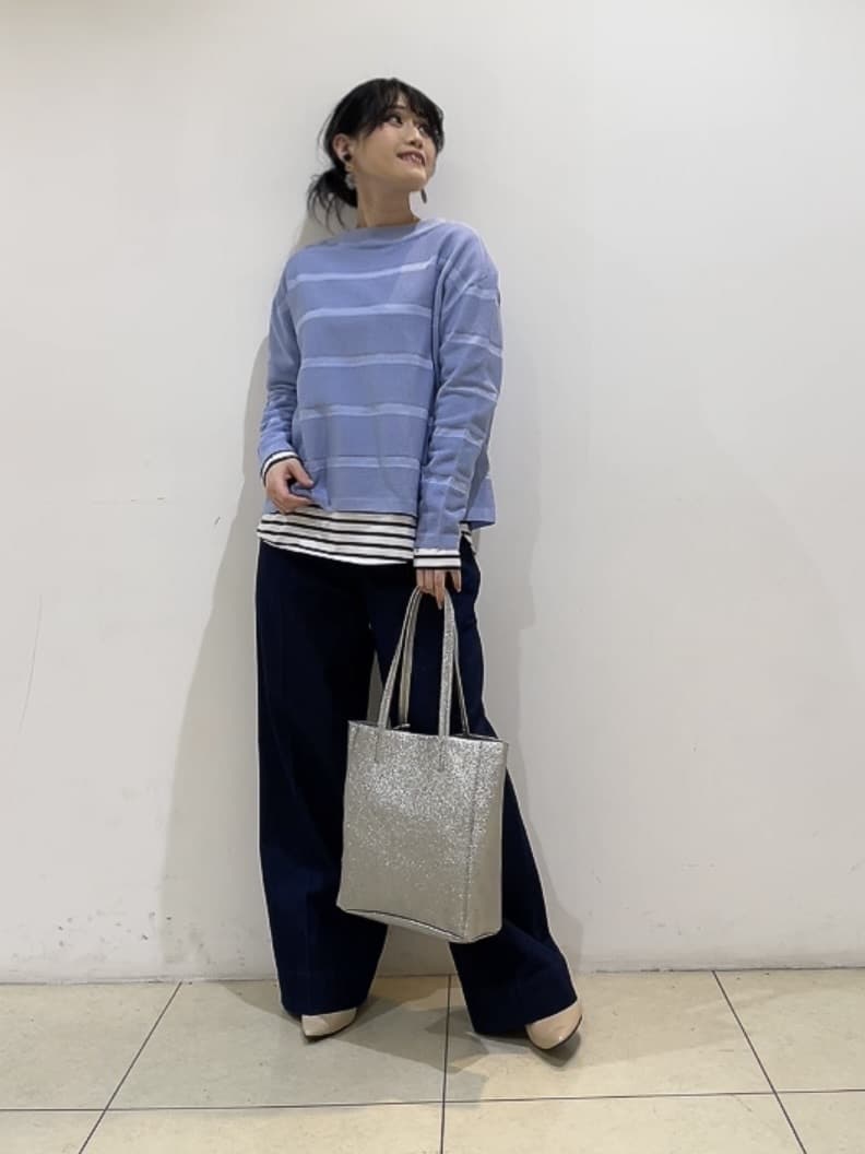 watanabeさんの「UNTITLED｜◆【ゆったり/洗える】クロップドニットプルオーバー」を使ったコーディネート