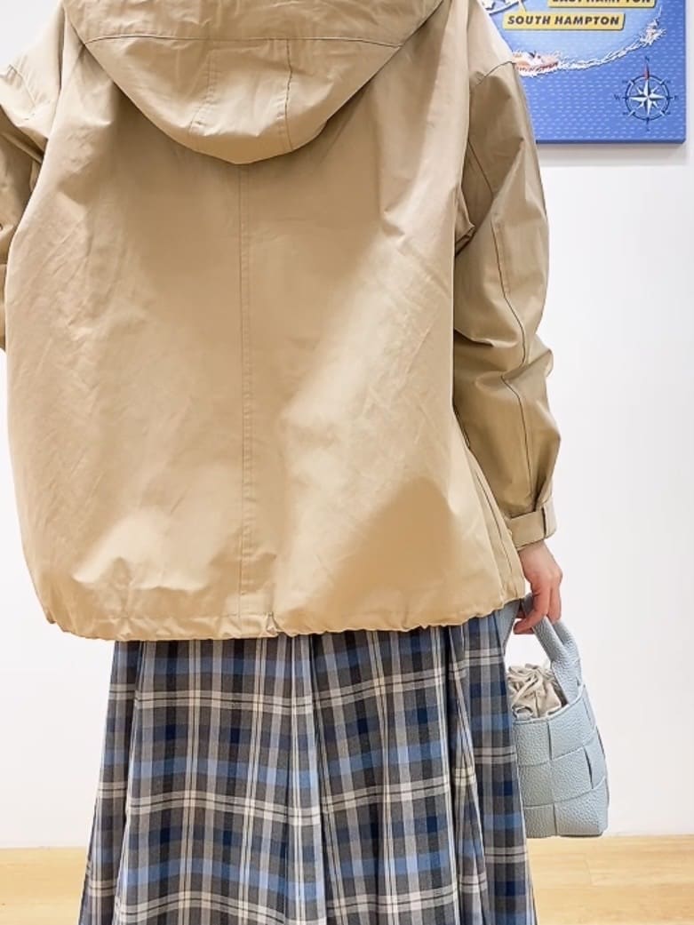 Hamaさんの「Dessin｜【撥水/2WAY】フーディーブルゾン」を使ったコーディネート