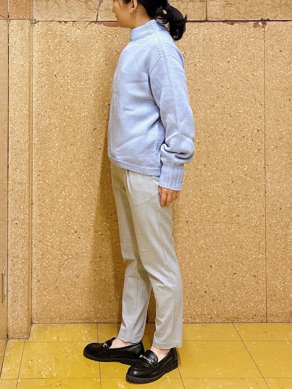 hattoriさんの「INDIVI｜【洗える／裏起毛】ストレッチウォームパンツ」を使ったコーディネート