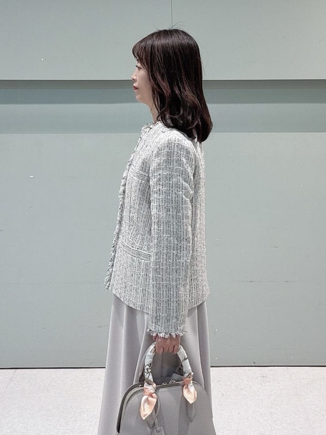 makiさんの「UNTITLED｜【仕事着/スーツ】ファンシーツイード ジャケット」を使ったコーディネート