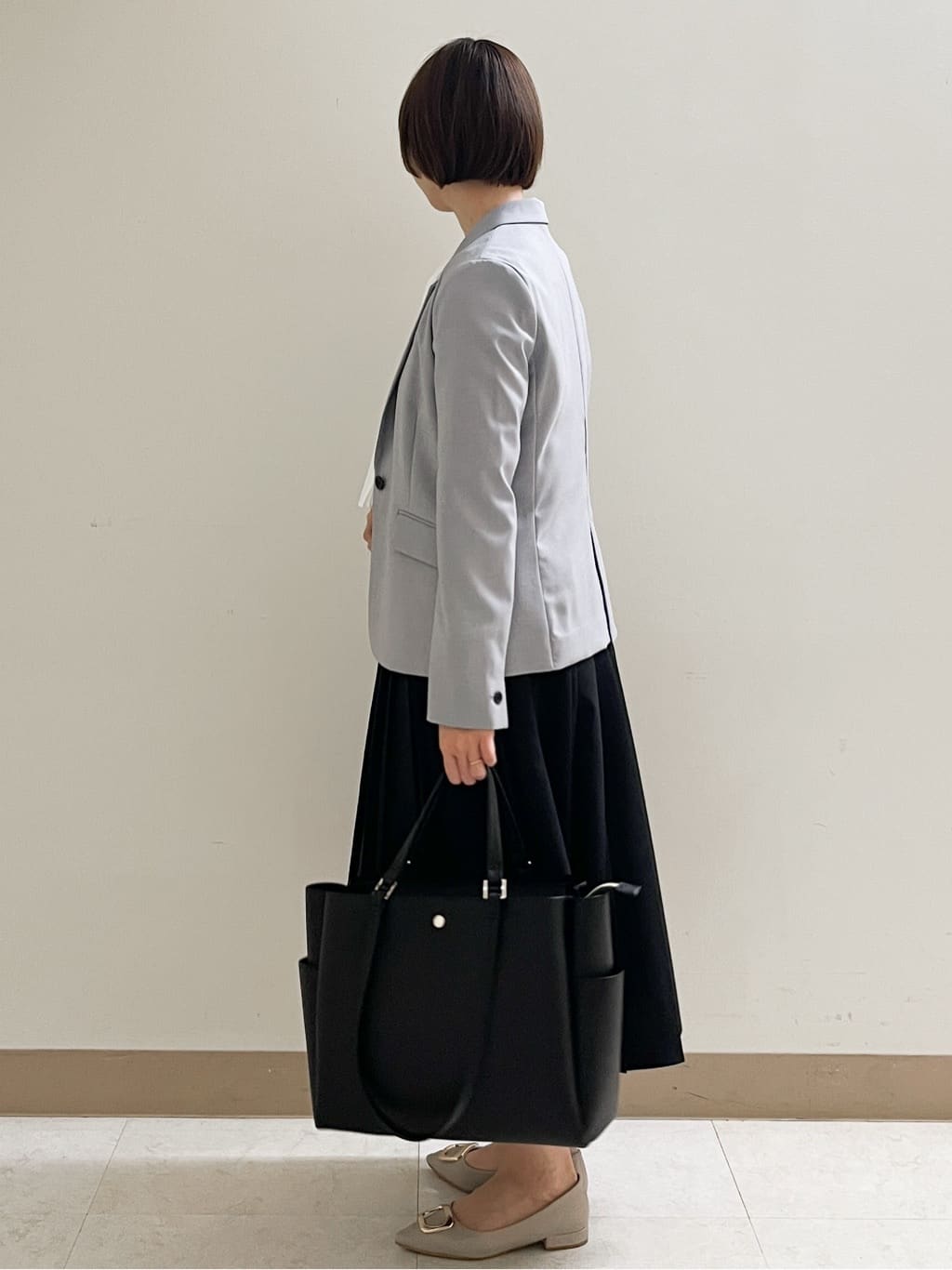 あかねさんの「OPAQUE.CLIP｜【軽量/A4対応/2WAY】通勤トートバッグ」を使ったコーディネート