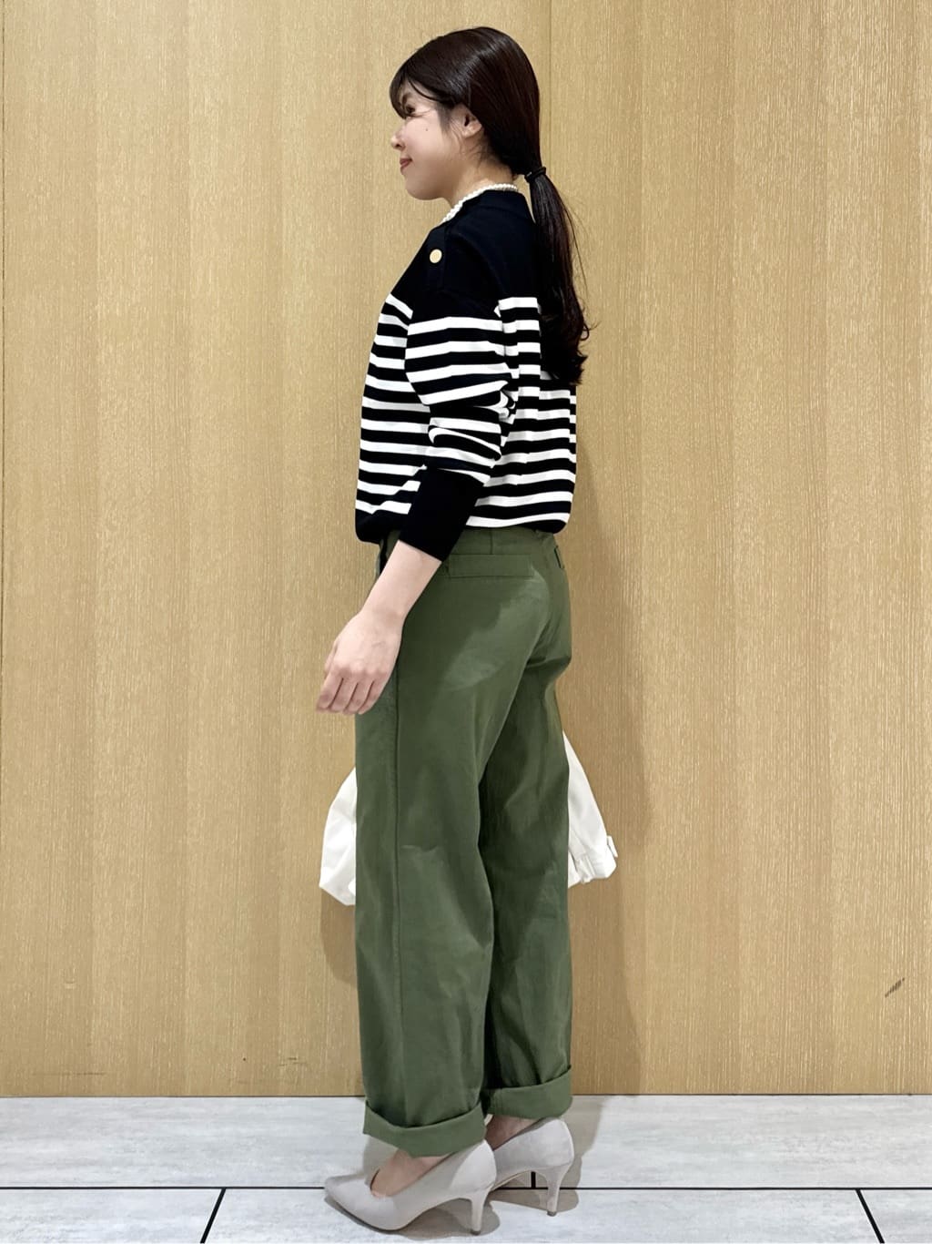 nanaさんの「UNTITLED｜【洗える】ミラノリブニット」を使ったコーディネート