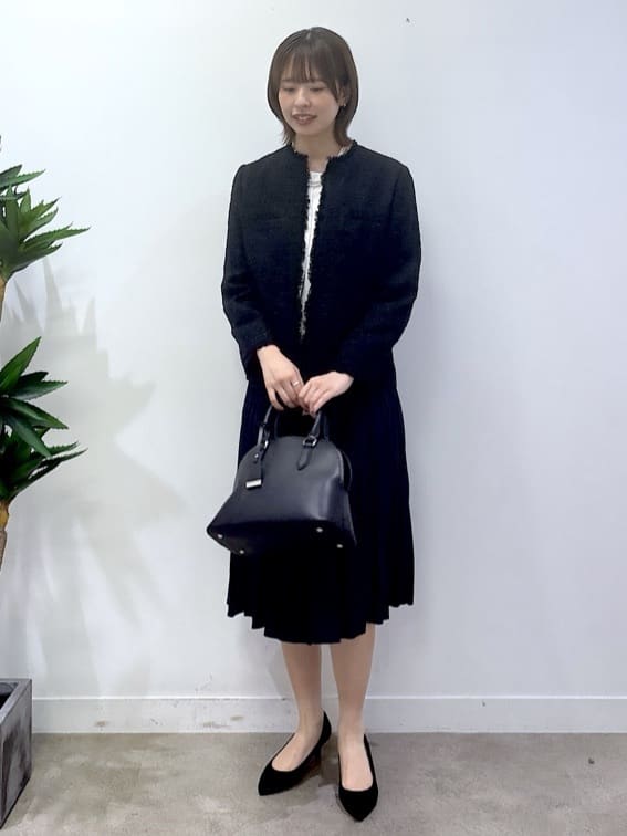 yukaさんの「UNTITLED｜【仕事着/スーツ】ファンシーツイード ジャケット」を使ったコーディネート