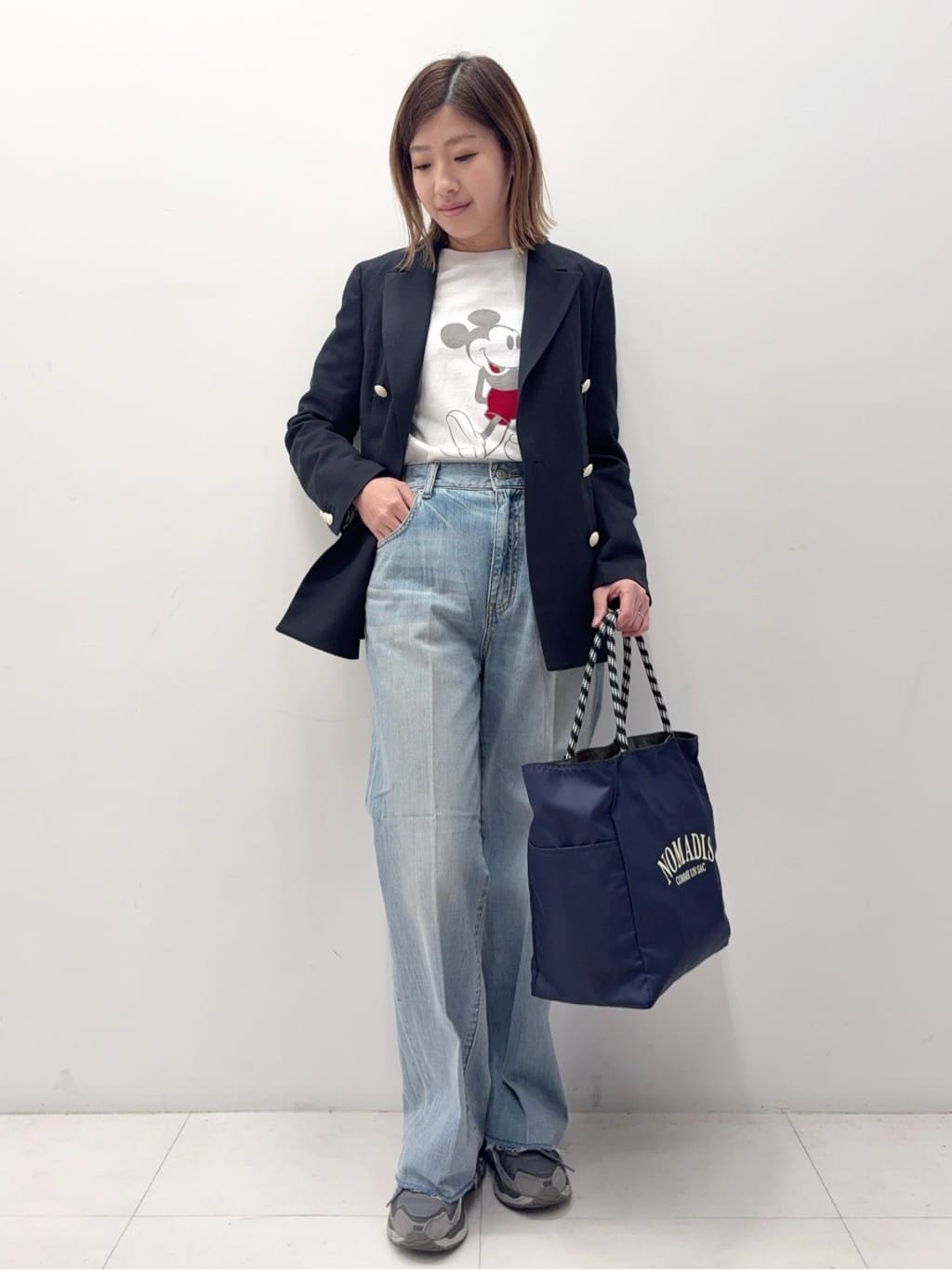 Nishijimaさんの「DRESSTERIOR｜【セットアップ可】リネンブレンドダブルブレストジャケット」を使ったコーディネート