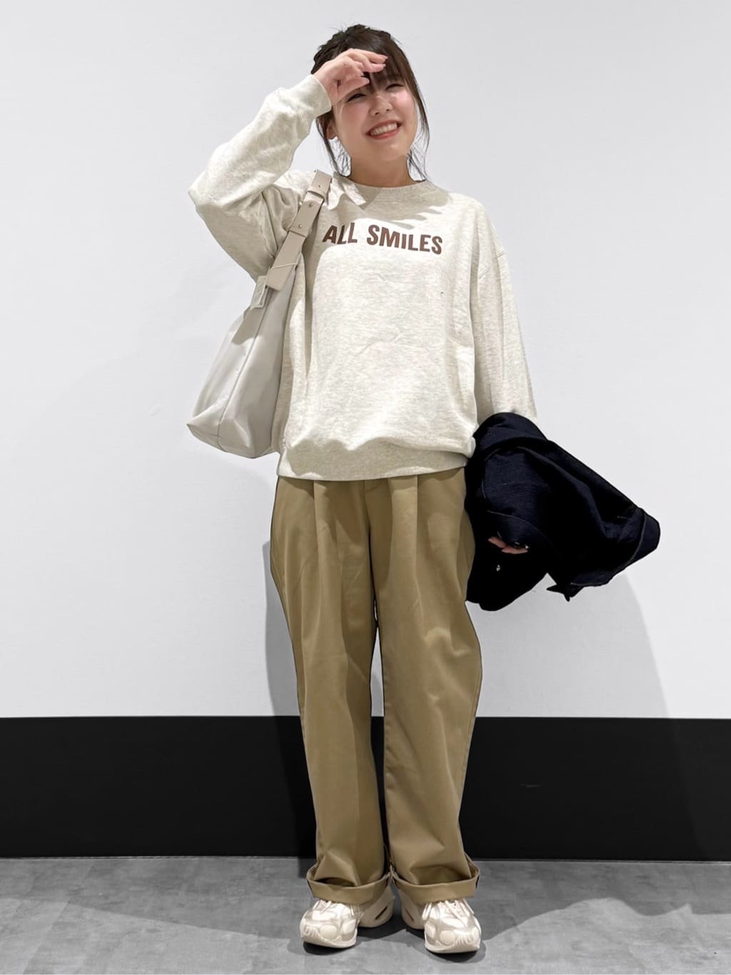 macchaさんの「THE SHOP TK｜大人かっこいい 軽やかデニム＆チノブルゾン」を使ったコーディネート