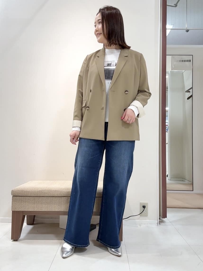 YUIさんの「UNTITLED｜【コットン100/洗える】フォトロングTシャツ」を使ったコーディネート