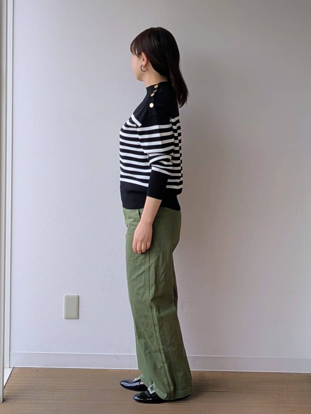 なみきさんの「UNTITLED｜【洗える】ミラノリブニット」を使ったコーディネート