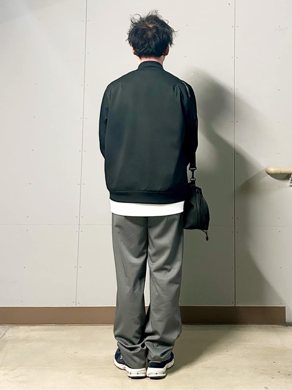 KENJI Iさんの「THE SHOP TK｜FLEX LINE ストレッチリブブルゾン　ストレッチ/防シワ/マシンウォッシャブル/セットアップ可」を使ったコーディネート