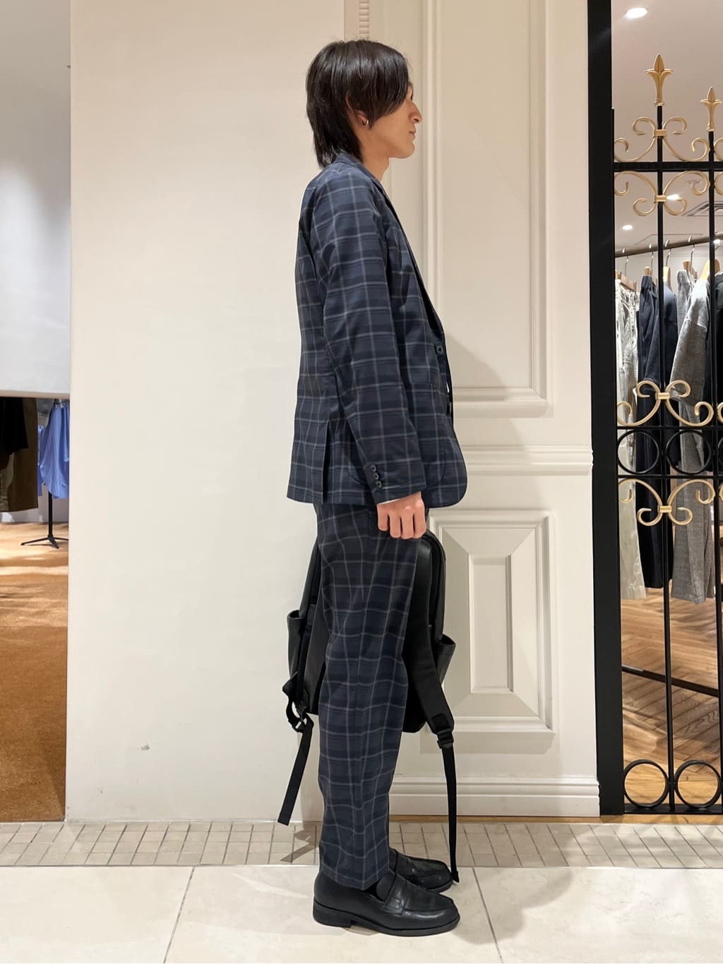 Watanabeさんの「DRESSTERIOR｜【接触冷感/UVカット/抗菌防臭/しわ防止】クールデオドラント ロングTシャツ」を使ったコーディネート