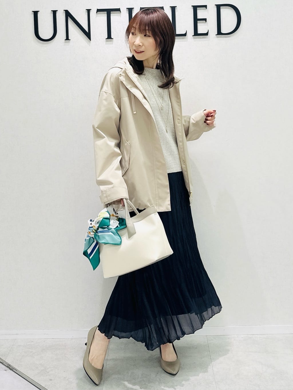 Miwaさんの「UNTITLED｜◆【洗える/光沢感】ファンシーヤーンニット」を使ったコーディネート