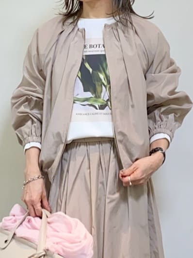 tomoさんの「UNTITLED｜【コットン100/洗える】フォトロングTシャツ」を使ったコーディネート