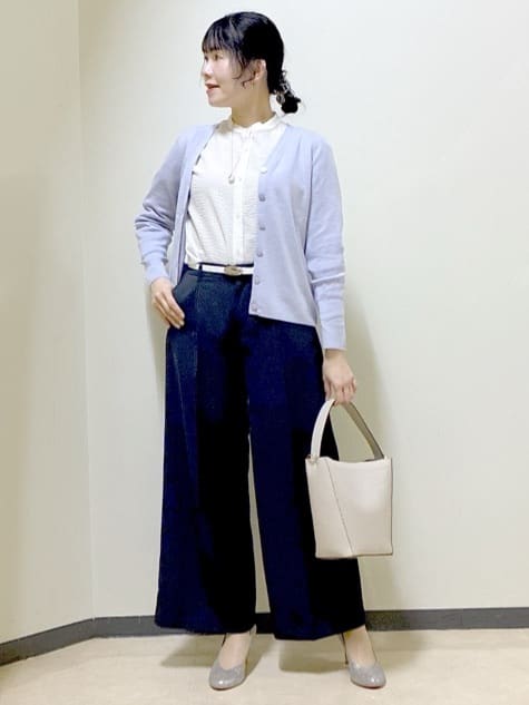 beni_gingerさんの「Reflect｜【ゆったり着られる◎】バンドカラーシャツブラウス」を使ったコーディネート