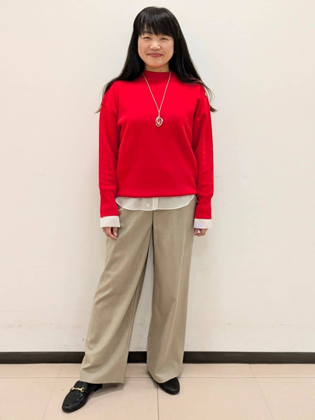 ともさんの「UNTITLED｜【洗える】ミラノリブニット」を使ったコーディネート