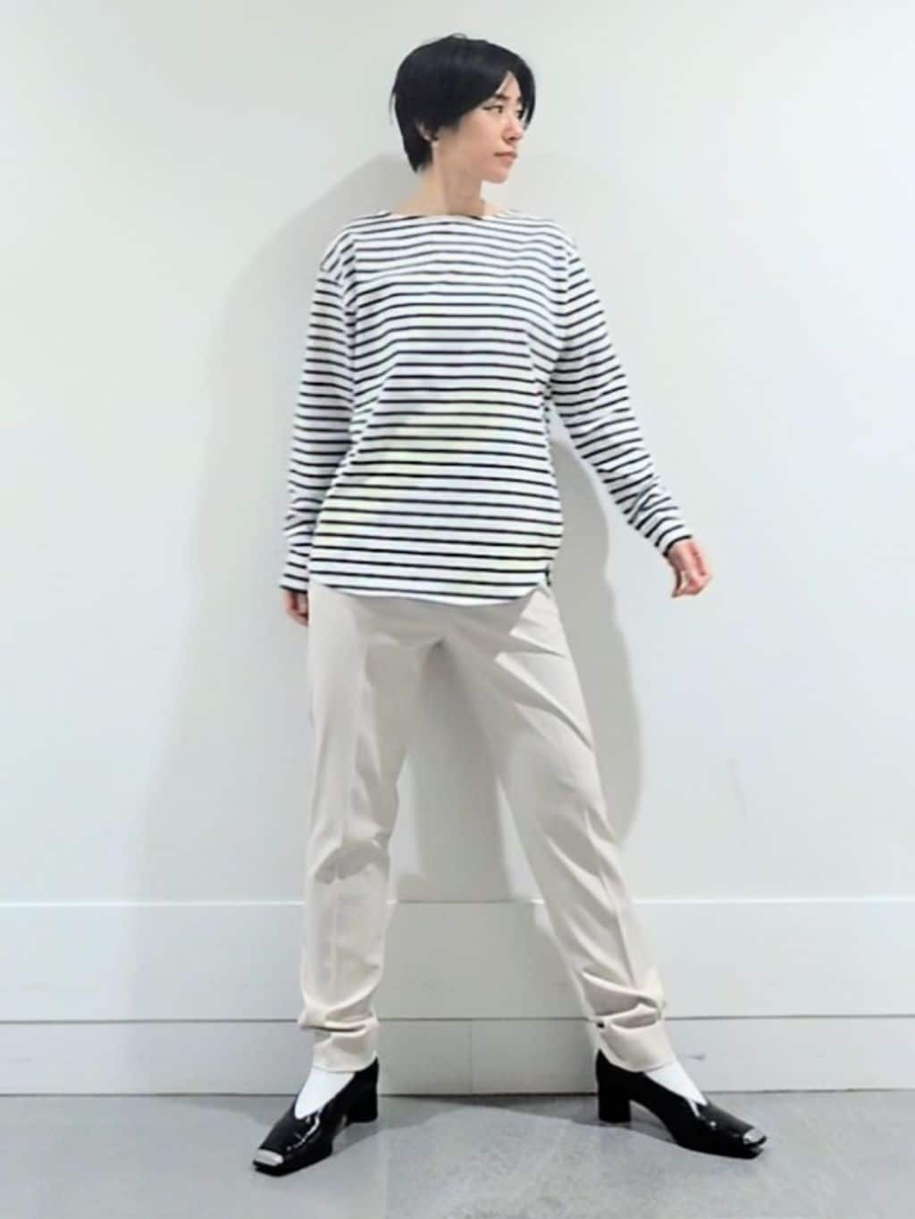 ミズタさんの「UNTITLED｜【洗える/レイヤードTシャツ】ラウンドテールジャージプルオーバー」を使ったコーディネート