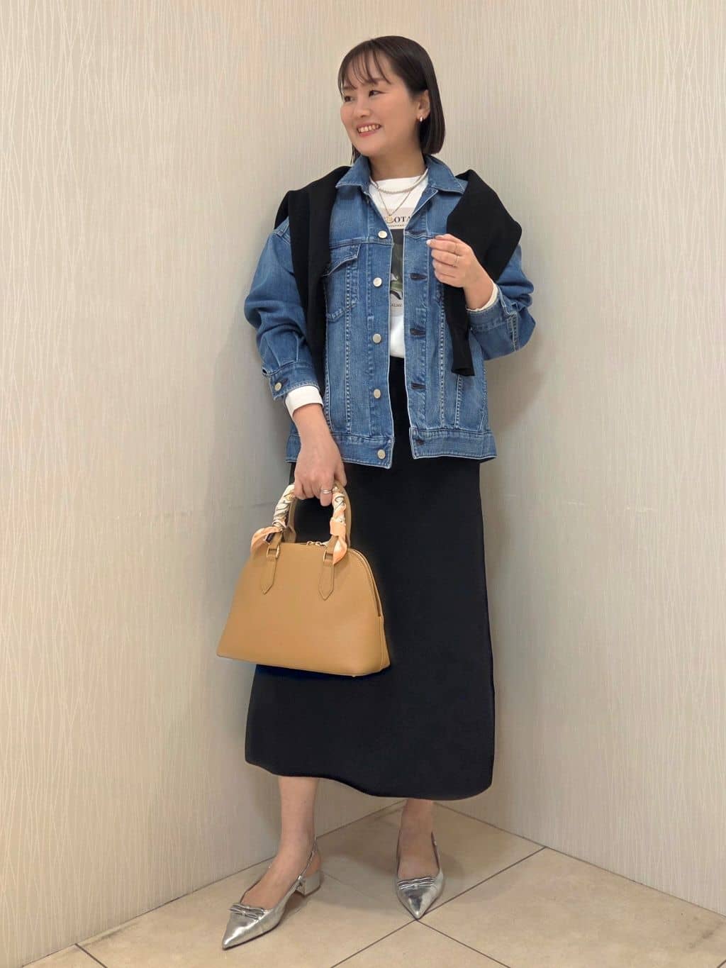 naokoさんの「UNTITLED｜【コットン100/洗える】フォトロングTシャツ」を使ったコーディネート