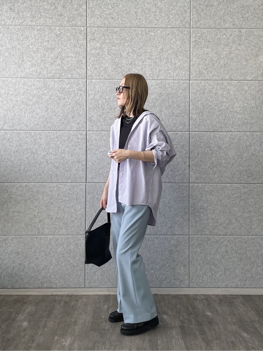 kotakiさんの「INDIVI｜Timeless｜ビッグポケットフォルムシャツ【接触冷感】」を使ったコーディネート