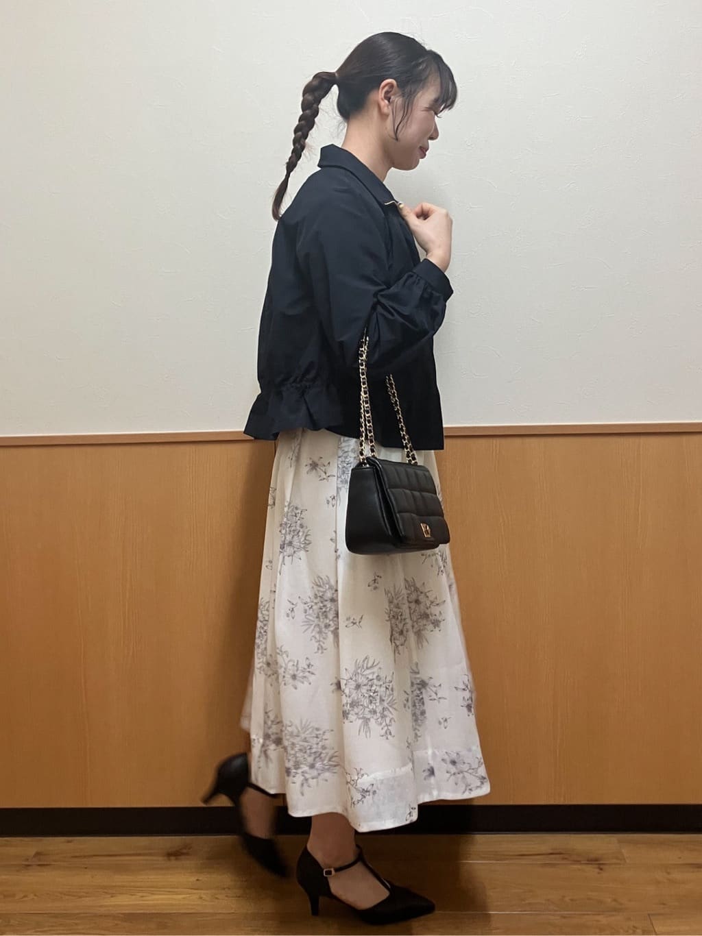 MAYUKIさんの「index｜スタンドカラーペプラムブルゾン【洗濯機OK】」を使ったコーディネート