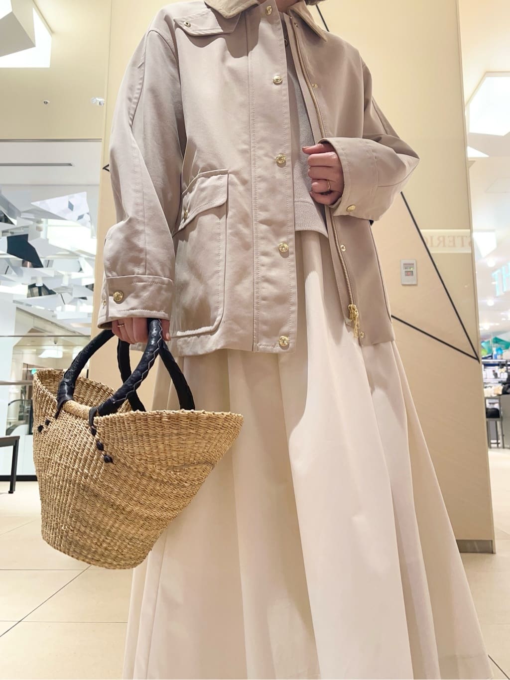 yahataさんの「DRESSTERIOR｜【otonaMUSE5月号掲載/ウォッシャブル】タックギャザー スカート」を使ったコーディネート