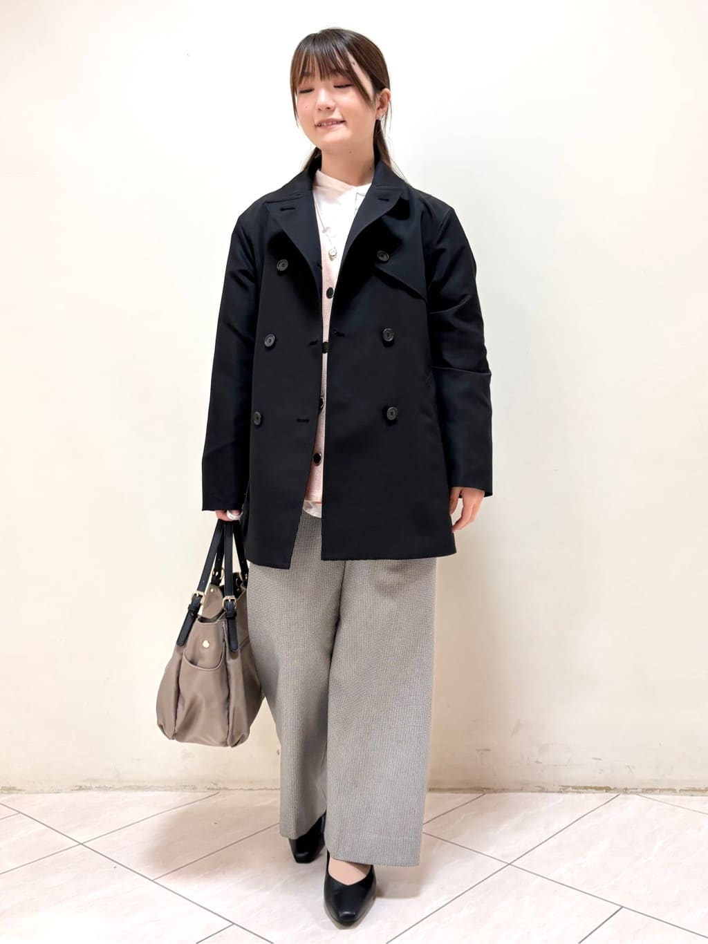 mikiさんの「Reflect｜【オン・オフ着回しやすい◎】ダブルブレストジャケット」を使ったコーディネート