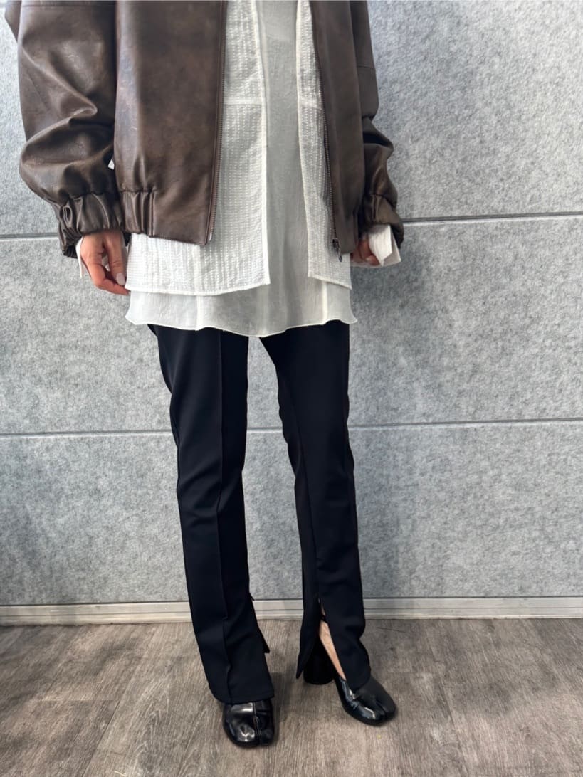 designer yukaさんの「CODE A｜【Re】grain zip over blouson」を使ったコーディネート