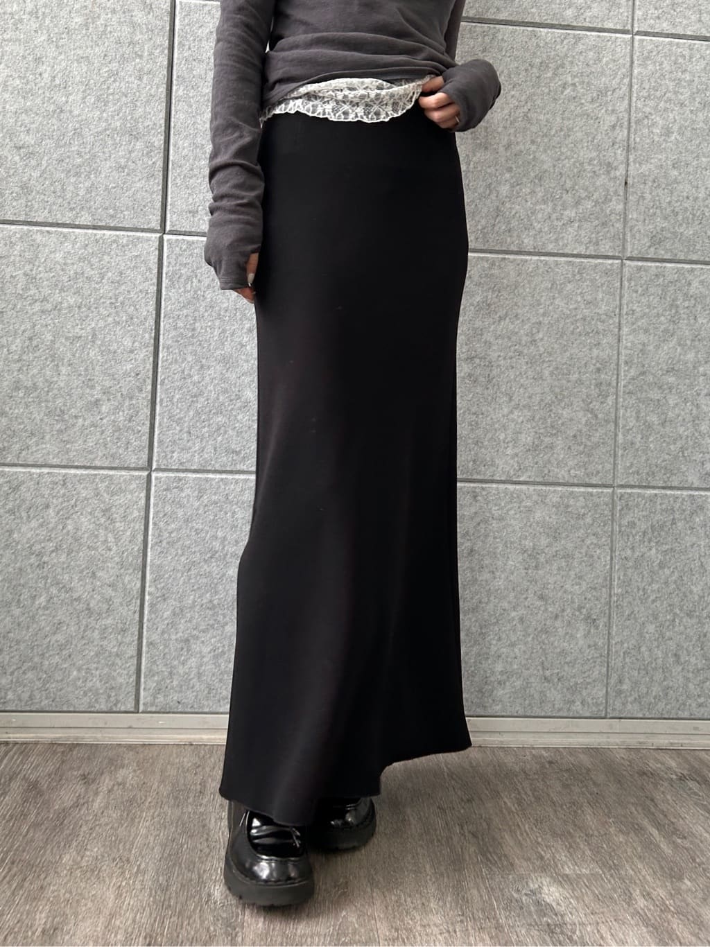 harunaさんの「CODE A｜backline elastic pullover」を使ったコーディネート
