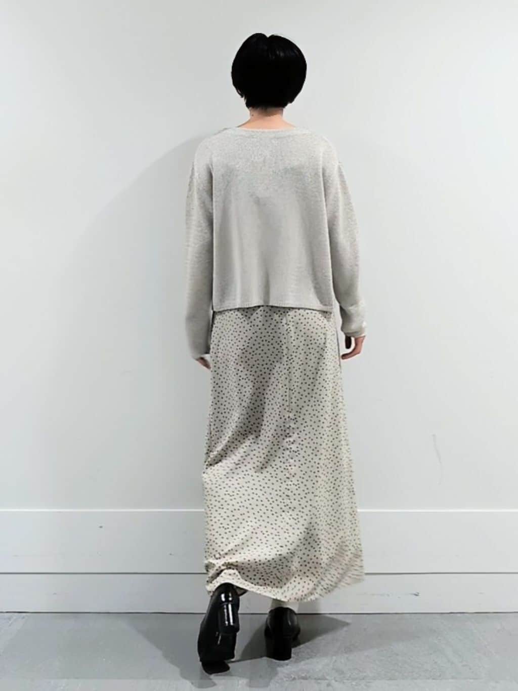 ミズタさんの「UNTITLED｜◆【洗える/光沢感】ファンシーヤーンニット」を使ったコーディネート