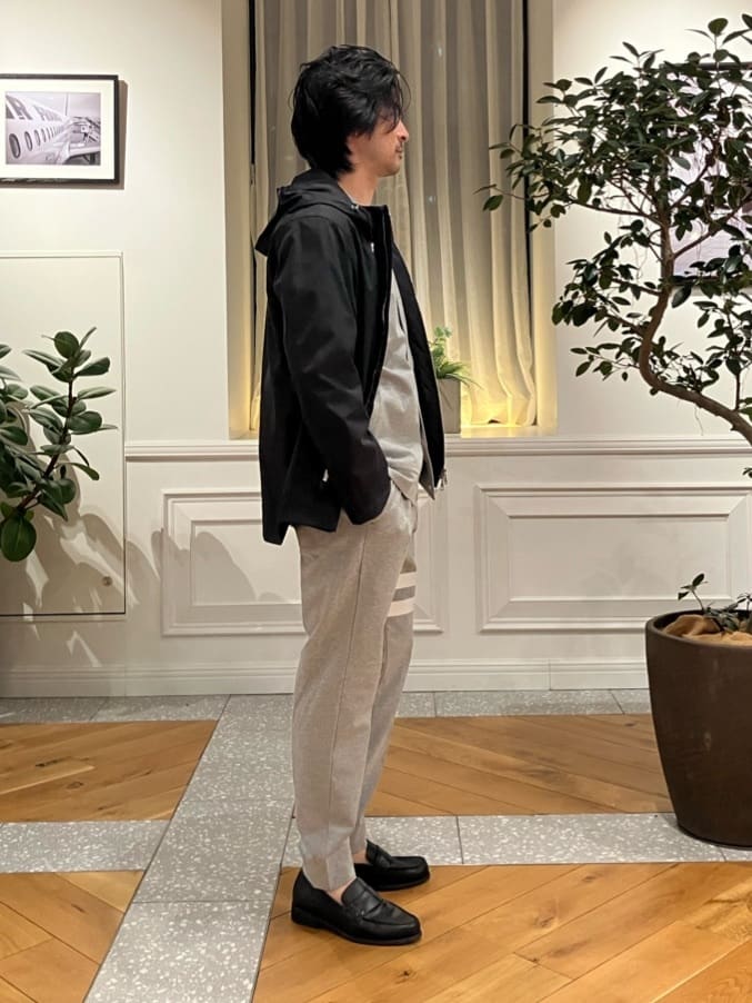 junyaさんの「DRESSTERIOR｜【撥水/透湿素材/ウォッシャブル】LIMONTA ハイスペックパーカー」を使ったコーディネート