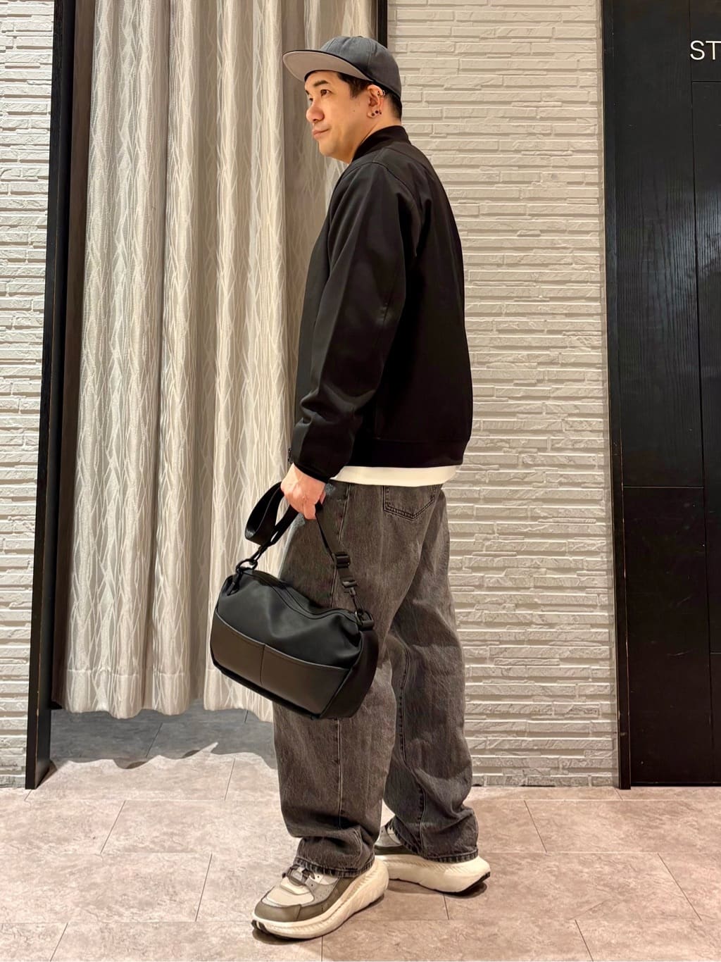 Pーyamaさんの「THE SHOP TK｜FLEX LINE ストレッチリブブルゾン　ストレッチ/防シワ/マシンウォッシャブル/セットアップ可」を使ったコーディネート