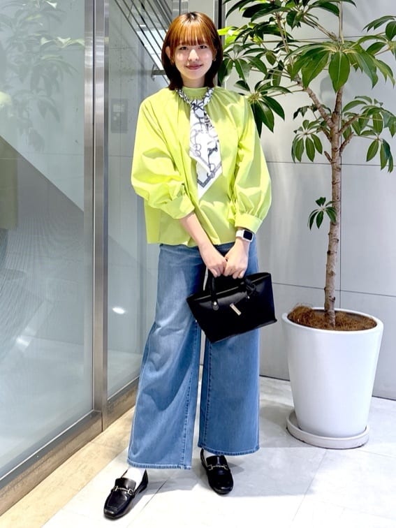 yukaさんの「UNTITLED｜【古畑星夏さん着用/人気デニム】MAKE&times;DENIM WIDE」を使ったコーディネート
