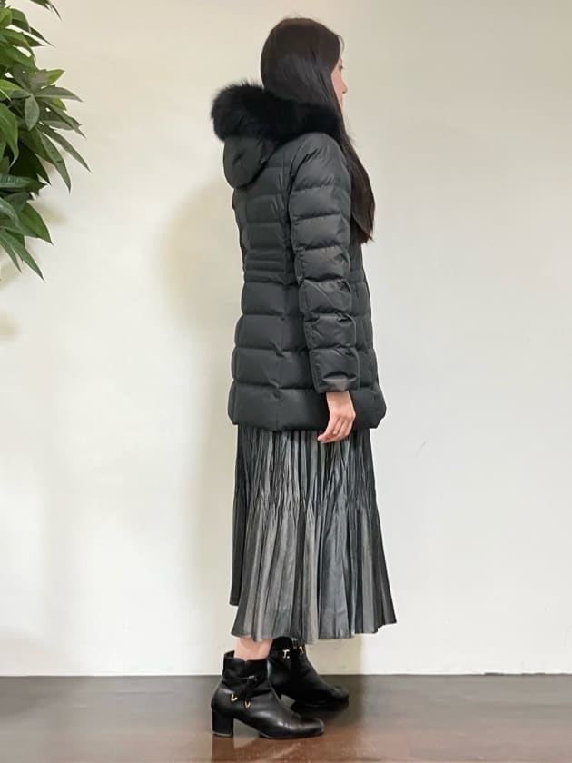 カレンさんの「UNTITLED｜【8色展開/洗える】ウールカシミヤ ハイネックニット」を使ったコーディネート