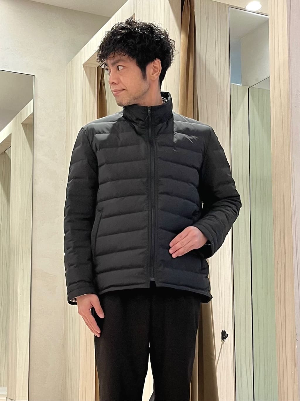 URAさんの「TAKEO KIKUCHI｜【3WAY】ドビー ダウンライナー付ブルゾン」を使ったコーディネート