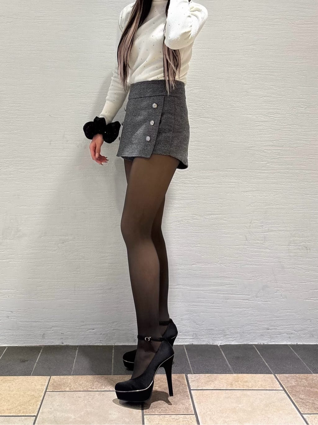 SACHAさんの「ESPERANZA｜2WAY超ハイヒール厚底パンプス」を使ったコーディネート
