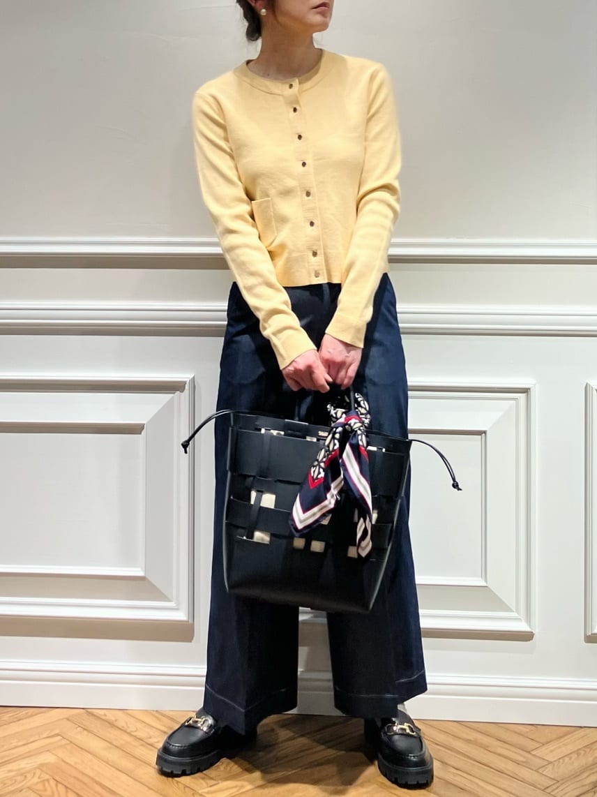 TSUKUIさんの「DRESSTERIOR｜◆ウォッシャブルコットンカシミヤカーディガン」を使ったコーディネート