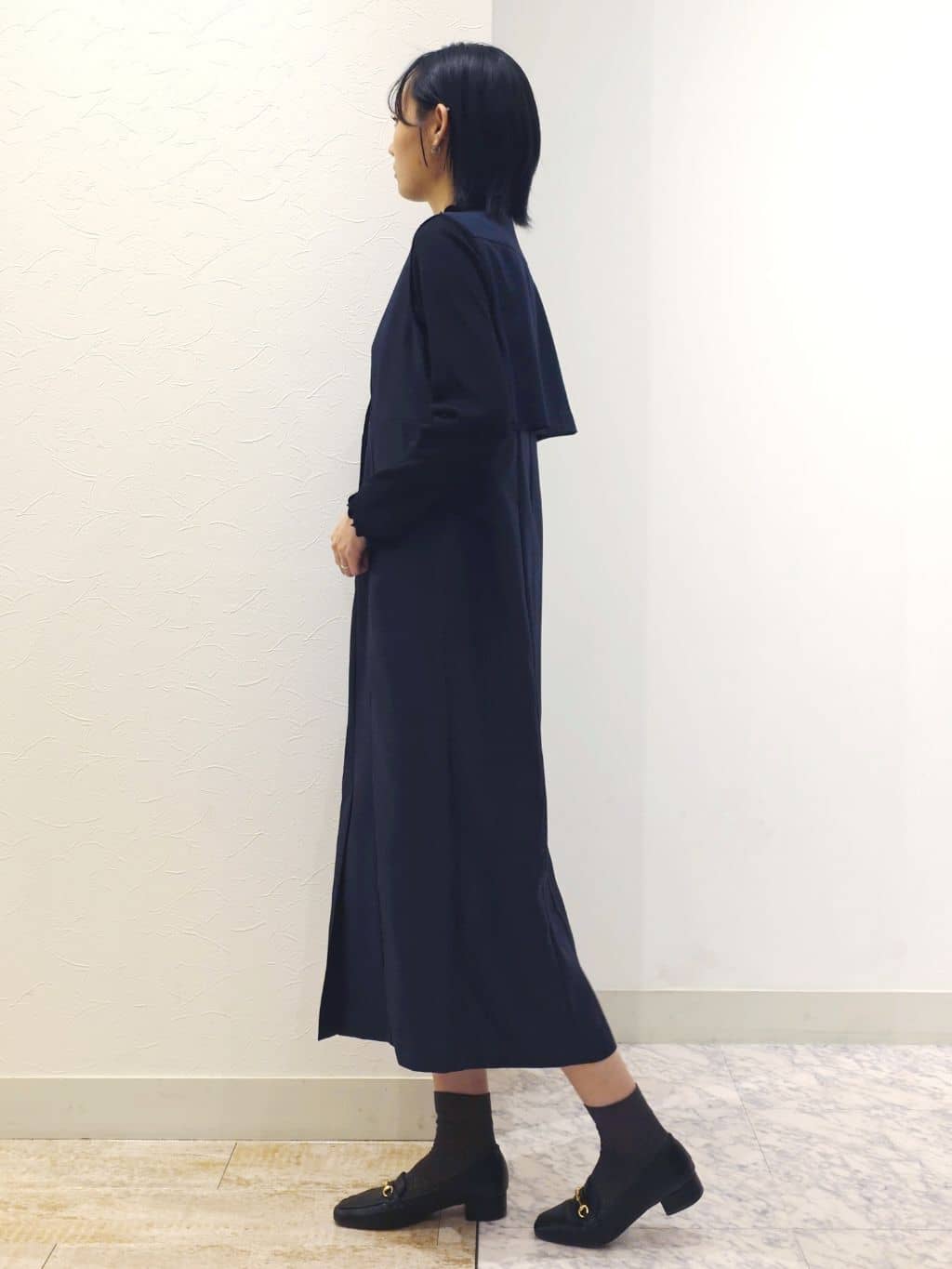 ケイさんの「grove｜高評価！【一枚着／ジレ】着回しできるトレンチライクジャンドレ」を使ったコーディネート