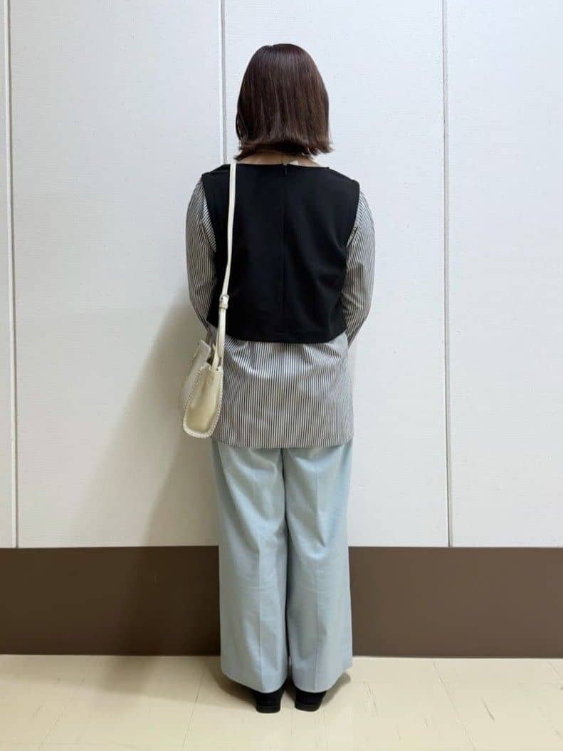 Rikoさんの「INDIVI｜【洗える／UVケア】レイヤード風デザイントップス」を使ったコーディネート