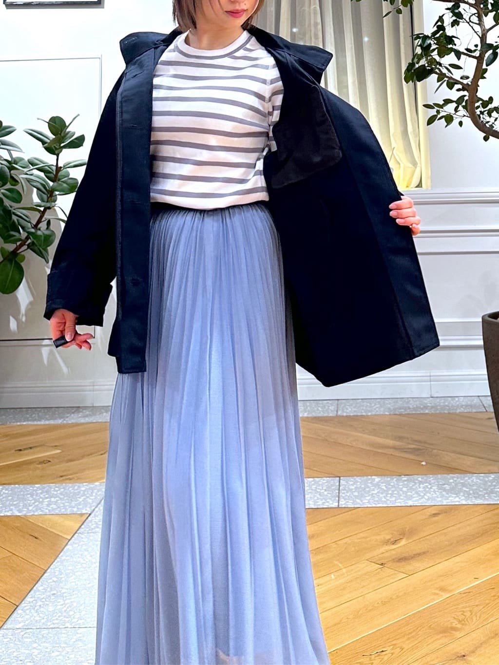 なべこさんの「DRESSTERIOR｜【ウォッシャブル】コンパクトコットンミリタリーブルゾン」を使ったコーディネート