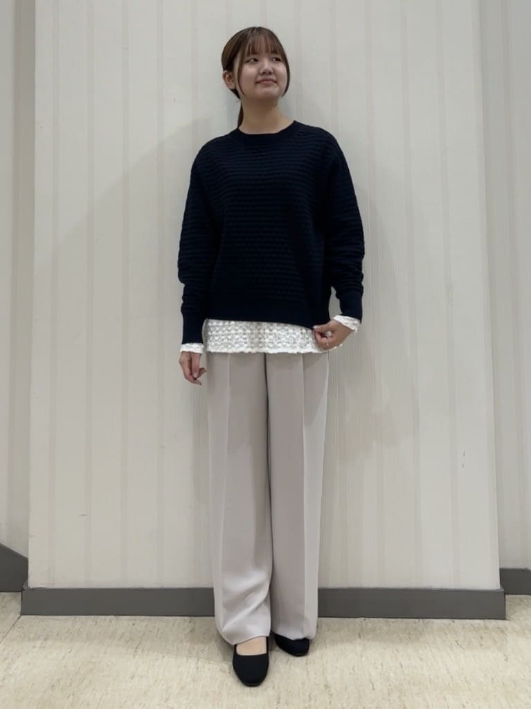 ちひさんの「INDIVI｜【洗える／UVケア／SETUP可】着る日傘ワイドパンツ」を使ったコーディネート