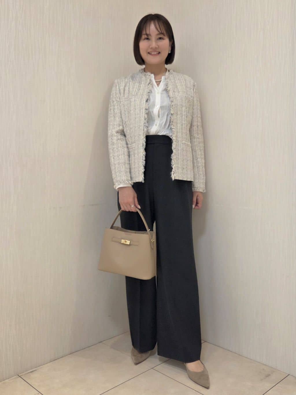 naokoさんの「UNTITLED｜【仕事着/スーツ】ファンシーツイード ジャケット」を使ったコーディネート