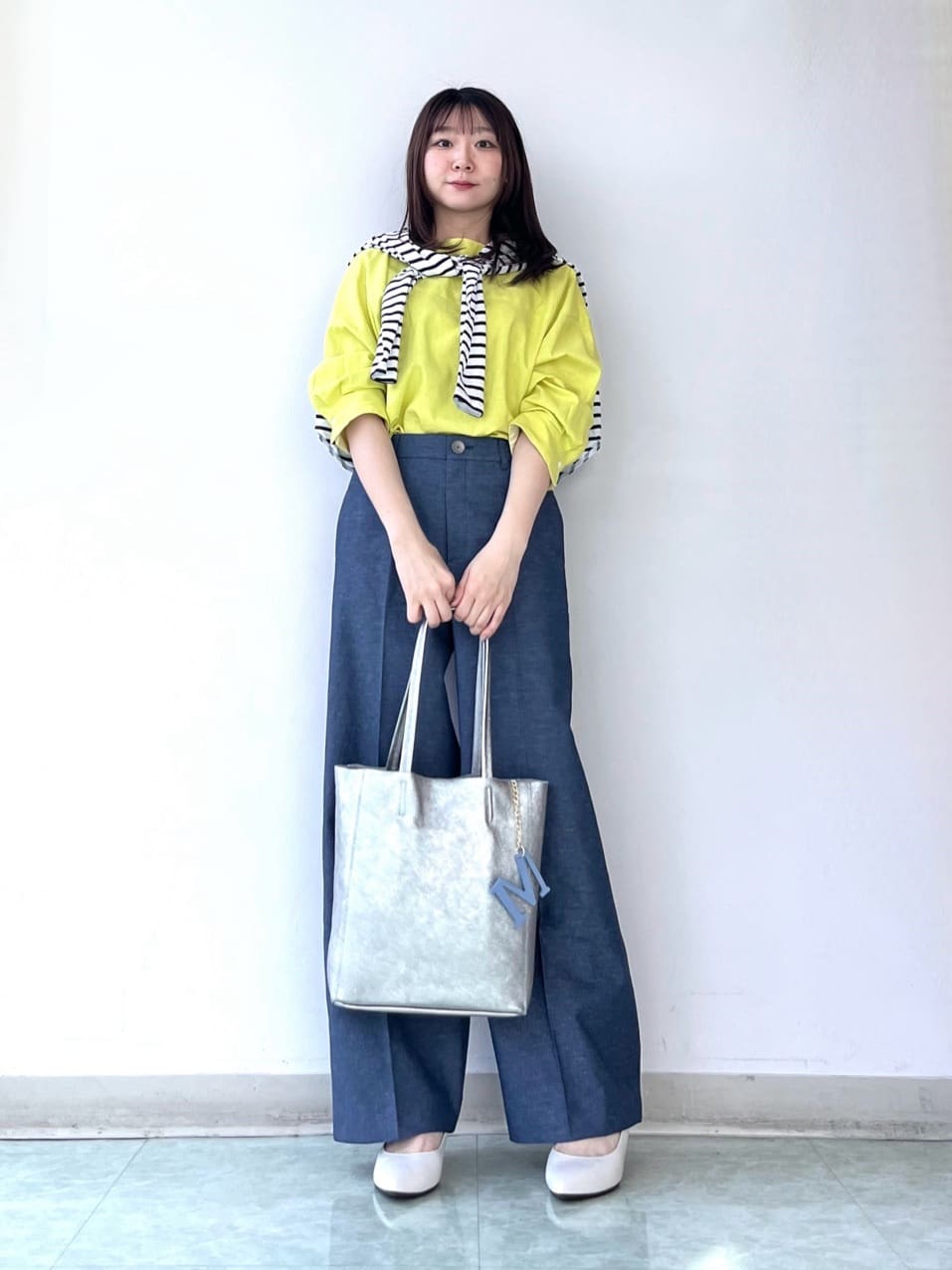 KAHOさんの「UNTITLED｜◆【洗える/6分袖】ボートネックブラウス」を使ったコーディネート