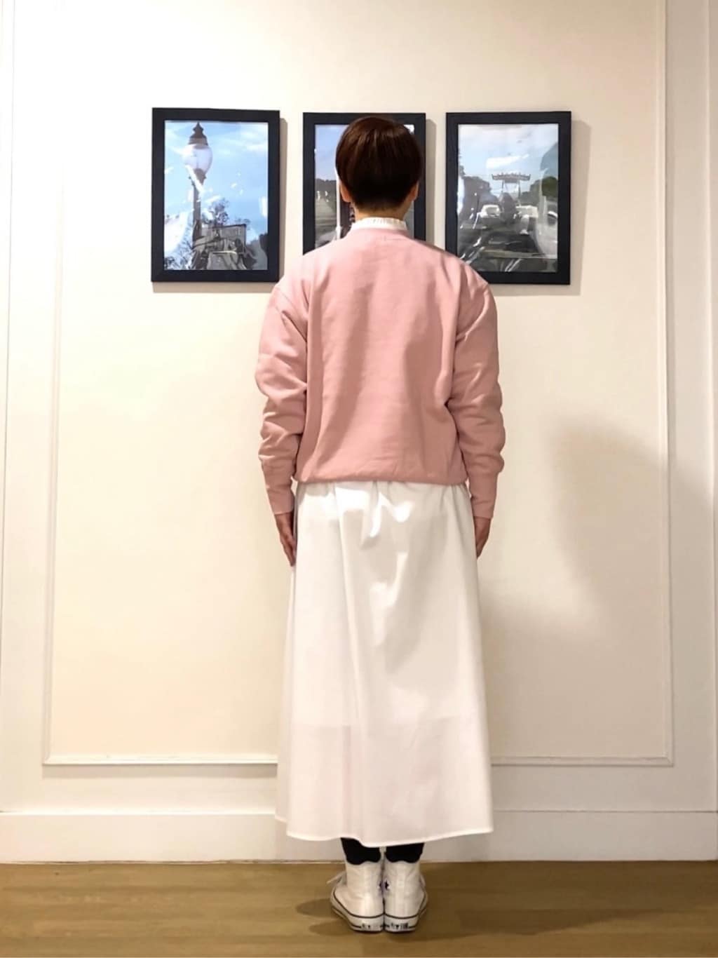 Hiroさんの「Dessin｜【洗える】フリルネックブラウス」を使ったコーディネート