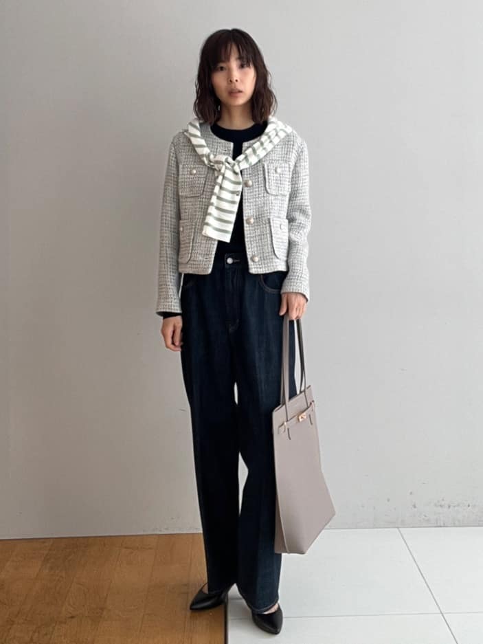 misaさんの「DRESSTERIOR｜◆【ウォッシャブル】コットンフルニードルニット」を使ったコーディネート