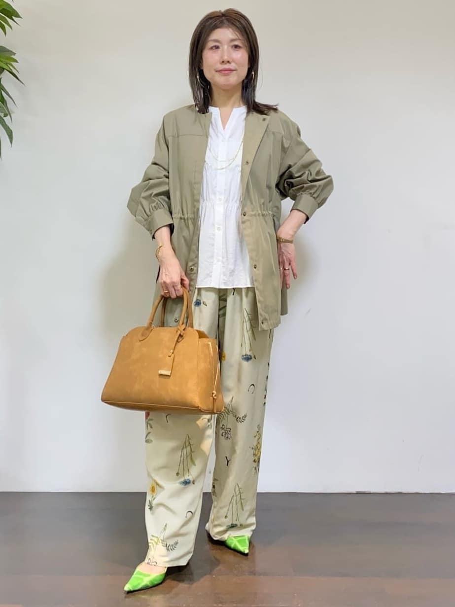 tomoさんの「UNTITLED｜◆【はっ水】ライトコットンミリタリーコート」を使ったコーディネート