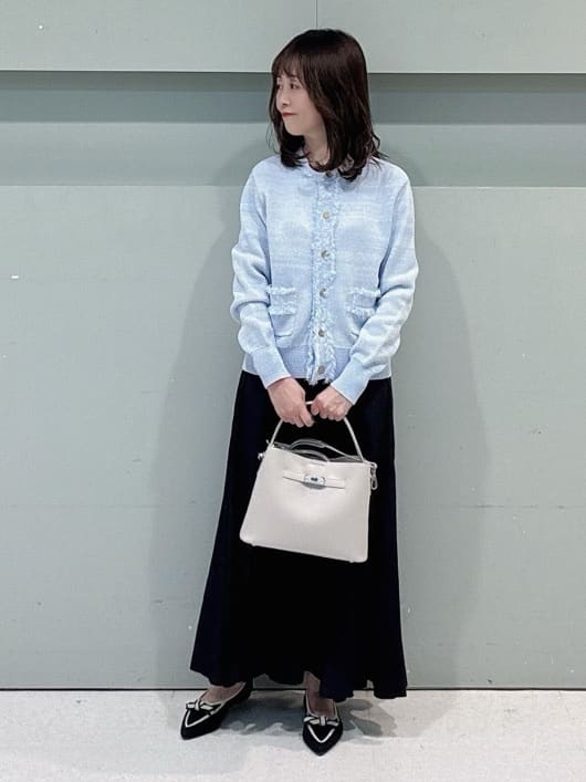 makiさんの「UNTITLED｜【洗える/ジャケット風】ツイードニットカーディガン」を使ったコーディネート