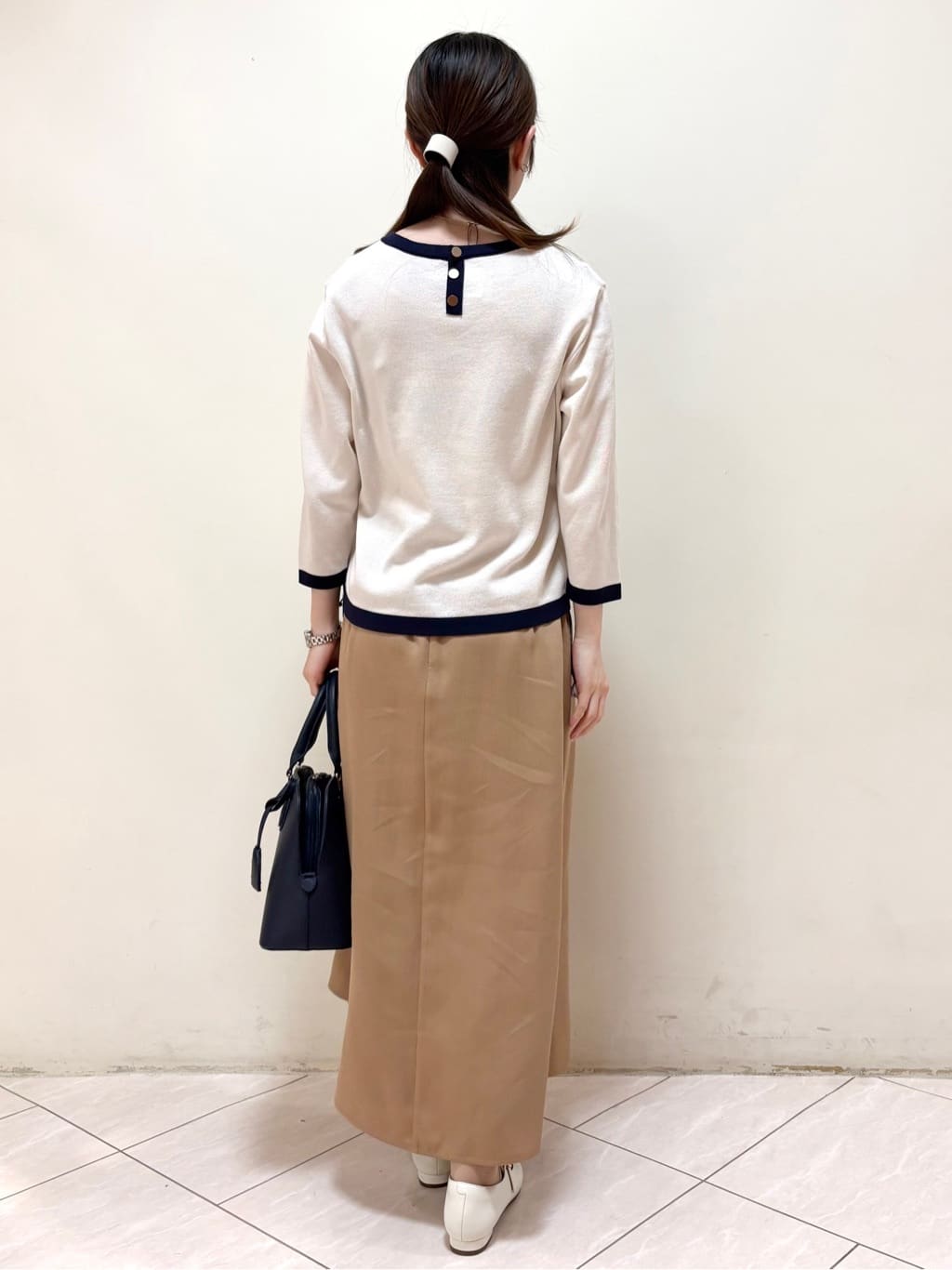 mikiさんの「Reflect｜【アンサンブル可】バイカラーニット」を使ったコーディネート
