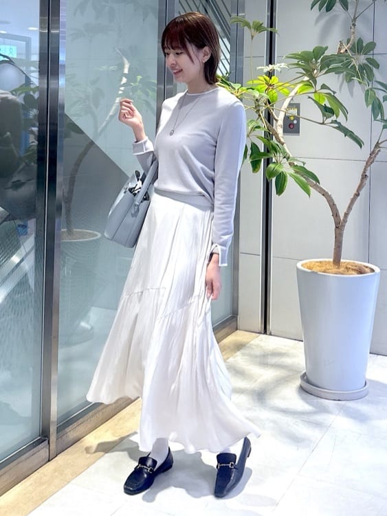 yukaさんの「UNTITLED｜【アンサンブル可/洗える】ウォームスパンニット」を使ったコーディネート